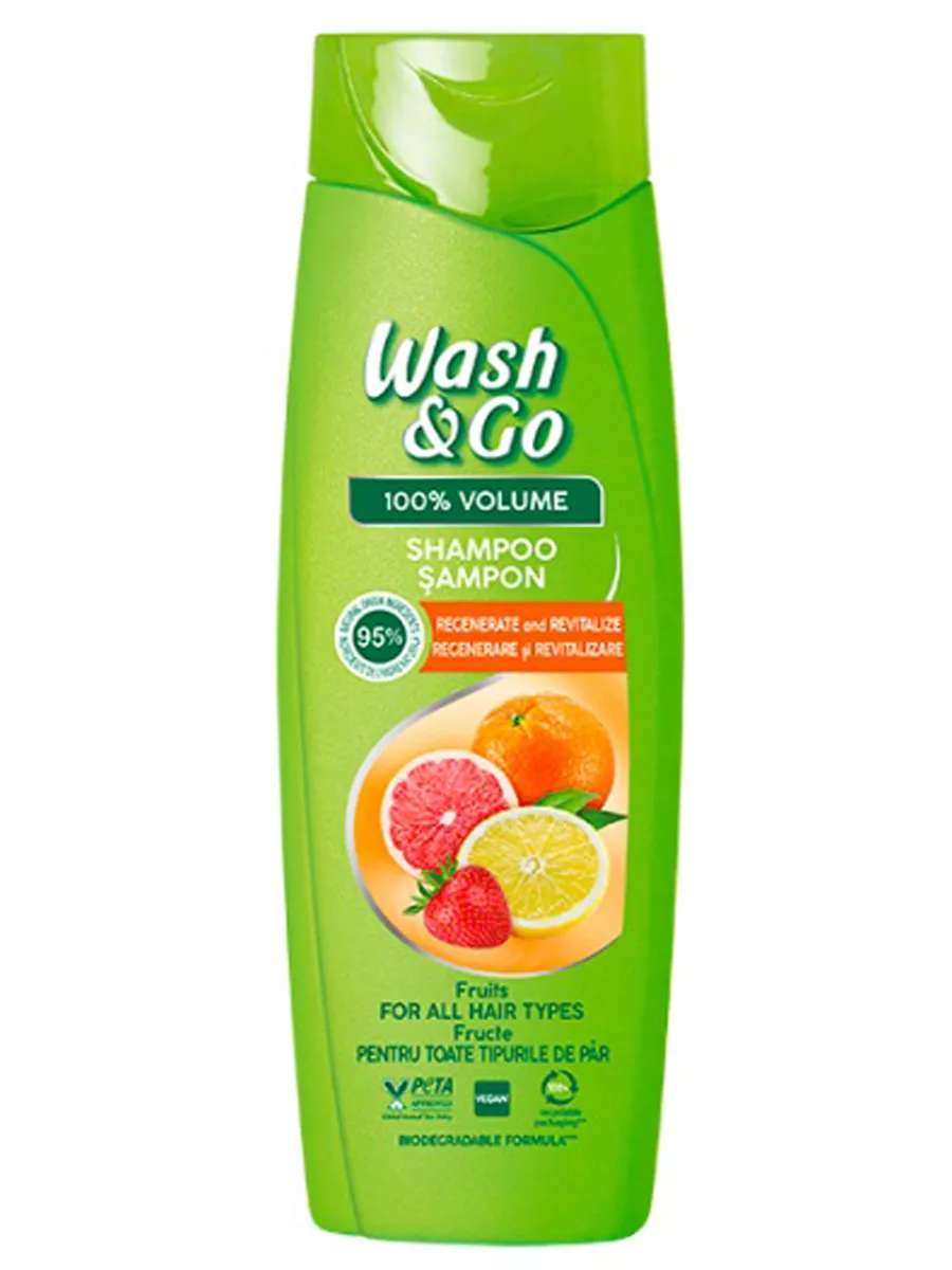 Wash and go շամպուն մրգային,360 մլ, Տնտեսական ապրանքներ  և խնամքի պարագաներ՝ գնել առցանց Breeze-ում 2