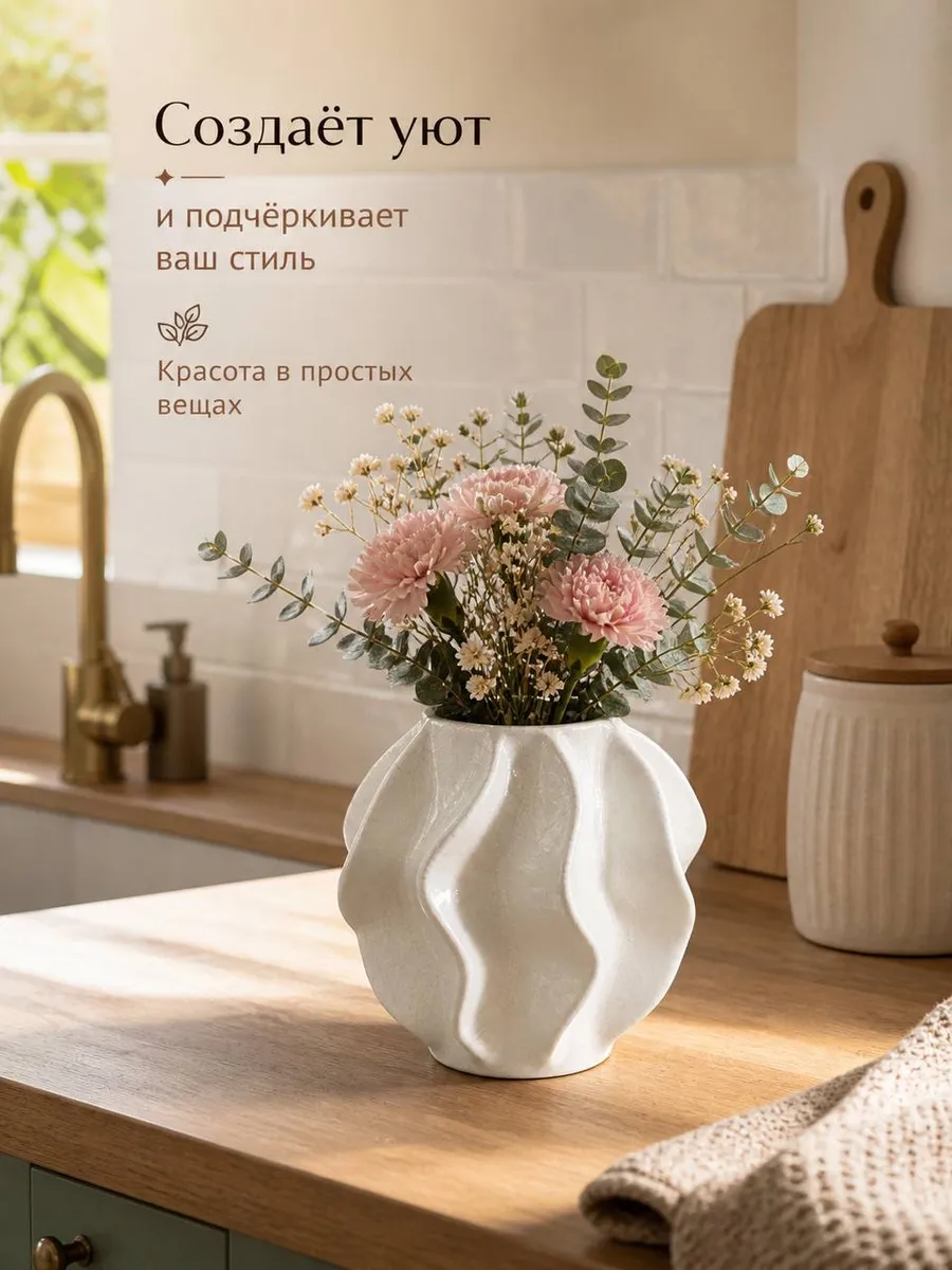 Ոճային ծաղկաման չորածաղիկների համար, Տուն և ապրելակերպ՝ գնել առցանց Breeze-ում 6
