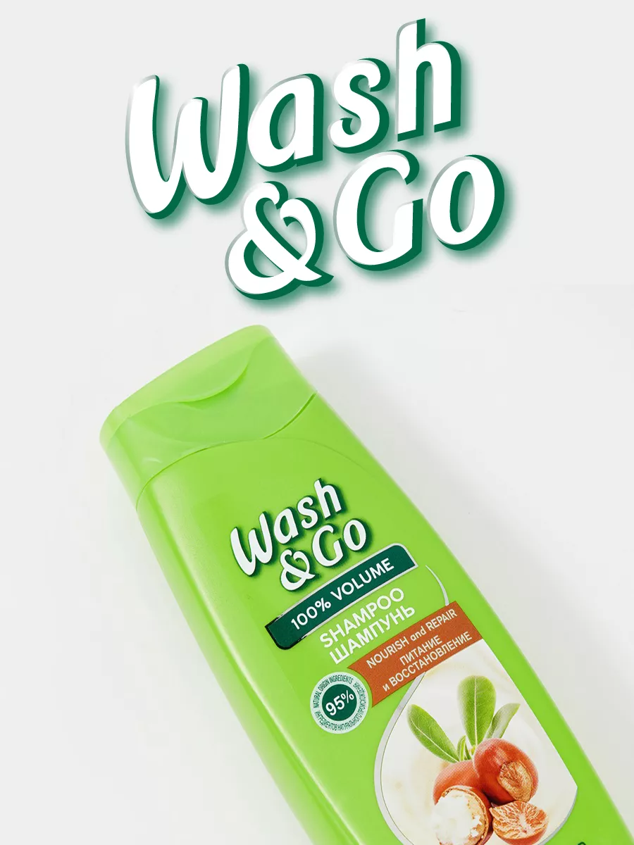 Wash and go շամպուն` շիի յուղով 360 մլ, Տնտեսական ապրանքներ  և խնամքի պարագաներ՝ գնել առցանց Breeze-ում 4