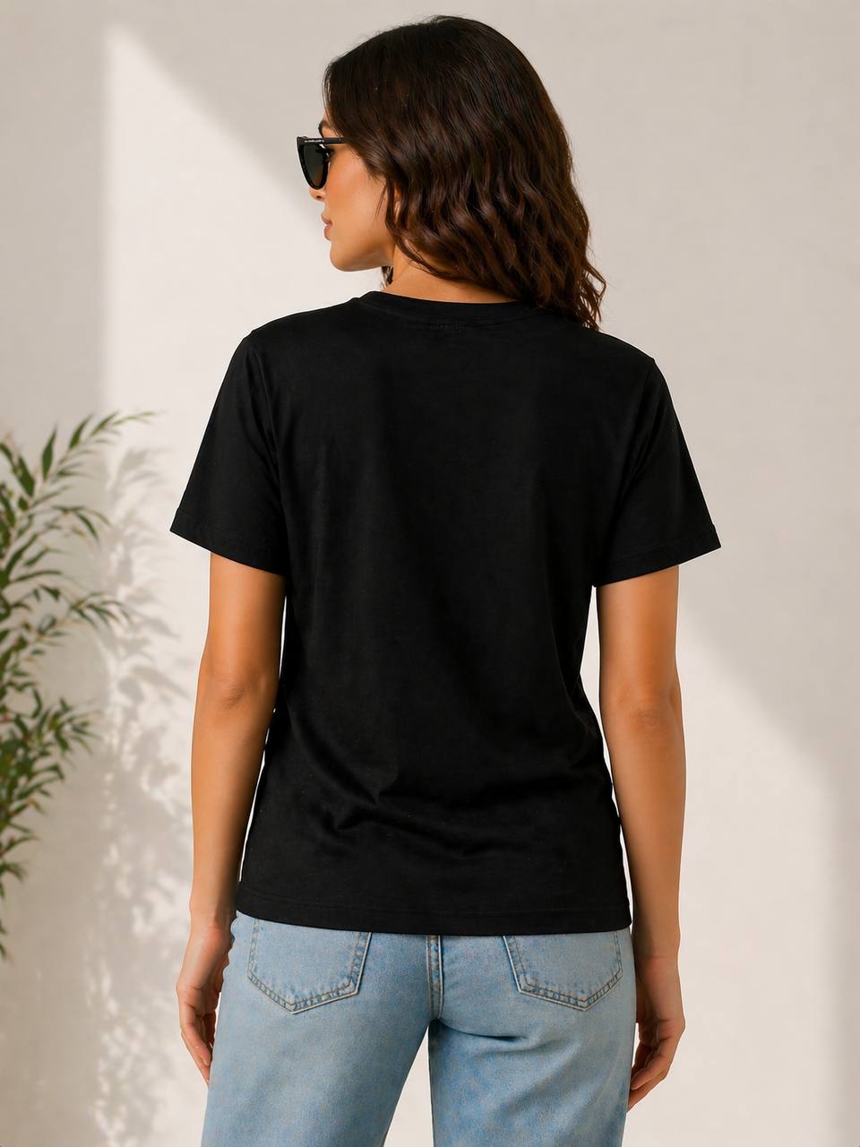 Կանացի բամբակյա շապիկ, բազային, Women's Clothing — buy online on Breeze 2