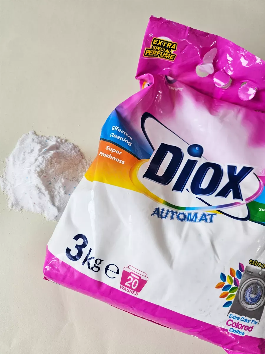 DIOX լվացքի փոշի 3 կգ, ավտոմատ, գունավոր հագուստի համար, Хозяйственные товары и средства ухода — купить онлайн на Breeze 2