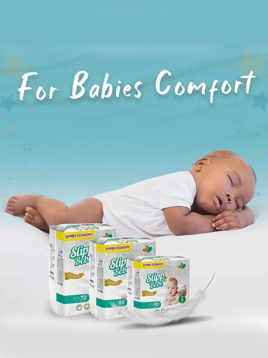 Slipp Bebe մանկական տակդիրներ N6 չափս, 50 հատ (15+ կգ), Երեխաներ և նորածիններ՝ գնել առցանց Breeze-ում 3