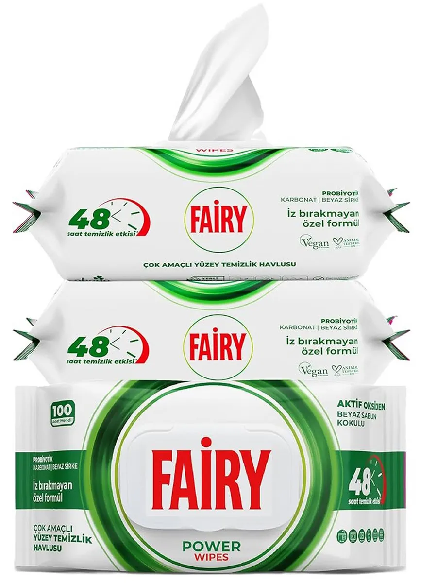 FAIRY՝  խոնավ անձեռոցիկներ, կենցաղային, 100 հատ, Хозяйственные товары и средства ухода — купить онлайн на Breeze 4