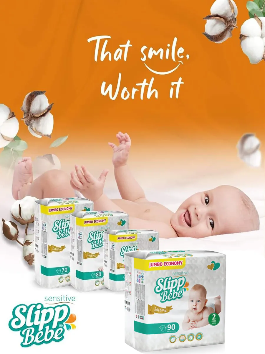 <<Slipp Bebe>>  N2 մանկական տակդիրներ, նորածինների համար, Երեխաներ և նորածիններ՝ գնել առցանց Breeze-ում 2
